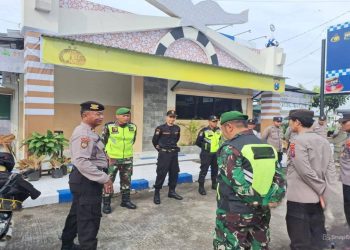 TNI – POLRI Bersinergi Laksanakan POSPAM Menjelang Idul Fitri Di Wilayah Blitar Raya