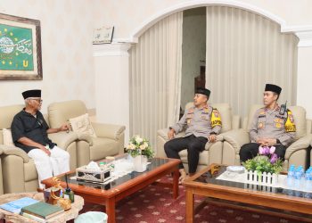 Jelang Idul Fitri, Kapolres Kediri Kota Silaturahmi ke Ketua Umum Majelis Ulama Indonesia