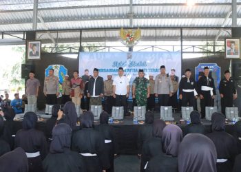 Perkuat Silaturahmi Dan Sinergi, Forkopimda Hadiri Halal Bihalal Warga PSHT Cabang Kota Blitar