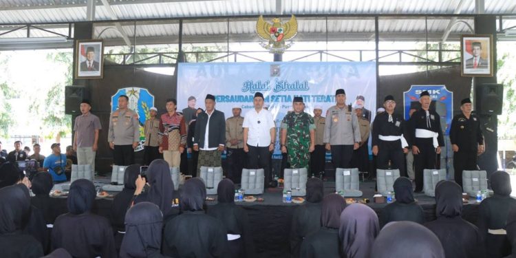 Perkuat Silaturahmi Dan Sinergi, Forkopimda Hadiri Halal Bihalal Warga PSHT Cabang Kota Blitar