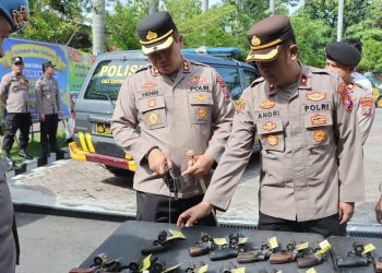 Kapolres Nganjuk Lakukan Cek Fasilitas Dinas, Pastikan Kesiapan Polsek Jajaran