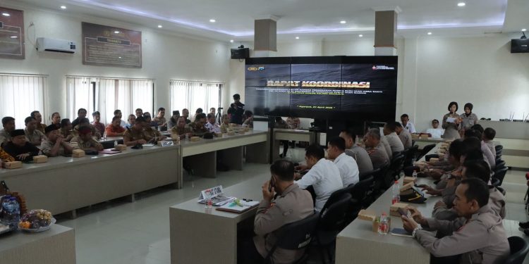 Polres Nganjuk Gelar Rakor Jelang