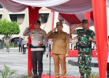 Danrem 031/Wira Bima Hadiri Apel Kesiapsiagaan Jambore Karhutla 2025