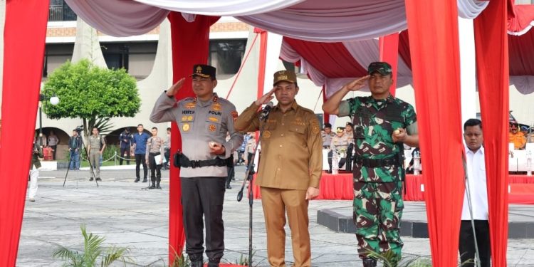 Danrem 031/Wira Bima Hadiri Apel Kesiapsiagaan Jambore Karhutla 2025