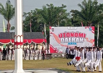 Dandim 0808 Bersama Forkopimda Kabupaten Blitar Hadiri Upacara Hardiknas 2025