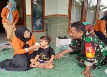 Babinsa Desa Jati Aktif Dampingi Posyandu, Cegah Stunting Demi Anak Indonesia Sehat