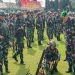 Danrem 081/DSJ Pimpin Riksiap Ops Pelepasan Latpratugas Satgas Pamtas RI – PNG Yonif 511/DY Blitar
