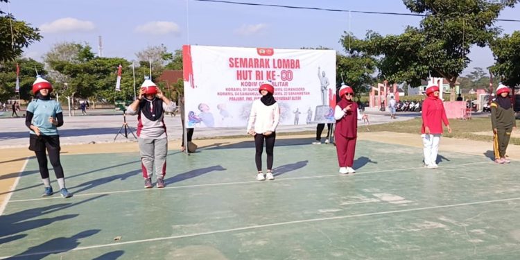 Guyub Rukun Kompak Dan Gembira, Kodim 0808 Meriahkan Lomba Menyambut HUT RI Ke 80 Di Blitar