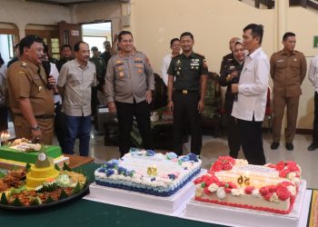 Forkopimda Nganjuk Rayakan Ulang Tahun Ketua PN ke-56, Perkuat Sinergisitas Antarlembaga