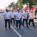 Rangkaian Kegiatan HUT RI Ke 80, Dandim 0808 Beserta Forkopimda Kota Blitar Semarakkan Lomba Baris Berbaris Antar Instansi