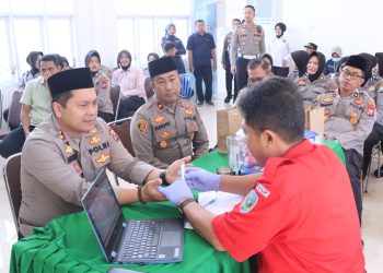 Polres Nganjuk Gelar Donor Darah Jelang Hari Jadi Polwan ke-77, Wujud Nyata Peduli Sesama