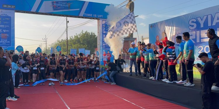 “Mari Berlari, Berbagi Dan Memberi Arti”, Dandim 0808 Bersama Forkopimda Kab. Blitar, ikuti Qris Run Wilayah Mataraman