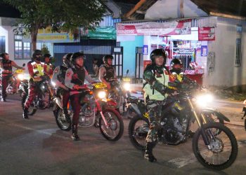 Ciptakan Kondusifitas Dan Keamanan Wilayah, Forkopimda Blitar Gelar Patroli Gabungan Sambangi Pam Swakarsa Di Tiap Kecamatan