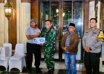 Kesiapsiagaan Kamtibmas, Gelar Pam Swakarsa Bersama Kodim 0808 Dan Forkopimda Blitar