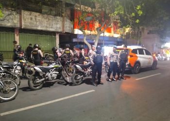 Antisipasi Kerusuhan Susulan,Patroli Skala Besar Digelar Setiap Hari Oleh Polres Kediri Kota