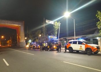 Jaga Stabilitas Kamtibmas,Polres Kediri Kota Gelar Patroli Gabungan Malam Hari