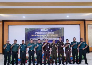 Tingkatkan Sinergitas, Kodim 0808 dan Kejari Kabupaten Blitar Teken Perjanjian Kerja Sama