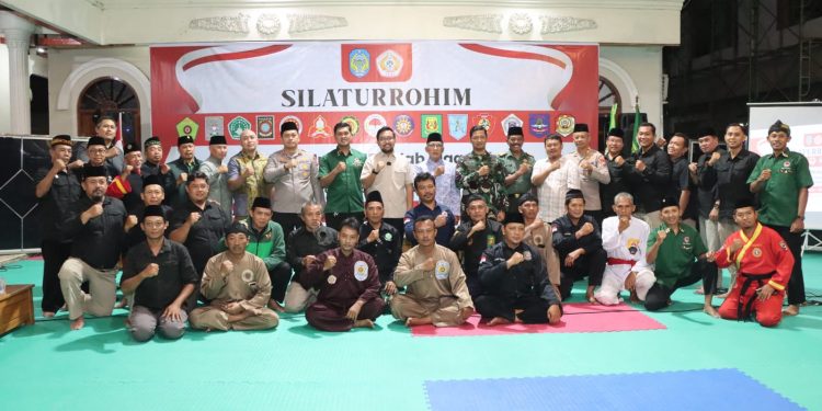 Silaturahmi IPSI di Padepokan Persinas ASAD, Kapolres Ajak Jaga Kedamaian Nganjuk