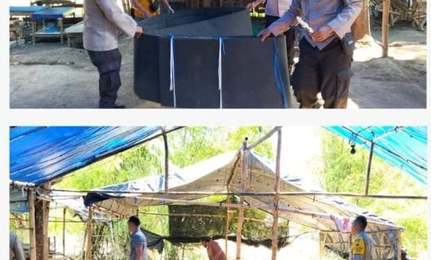 Polsek Bagor Bersama Resmob Polres Nganjuk Tindak Lanjuti Aduan Warga Soal Dugaan Perjudian Sabung Ayam