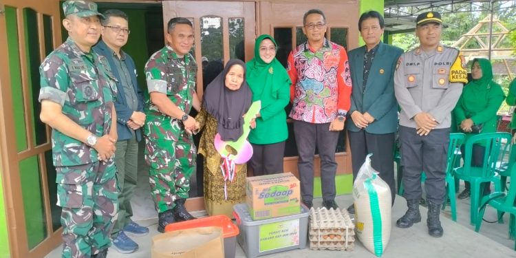 Resmikan RTLH Dalam Bakti Teritorial Prima Inspirasi Desa Jugo Dalam Semangat HUT TNI Ke 80