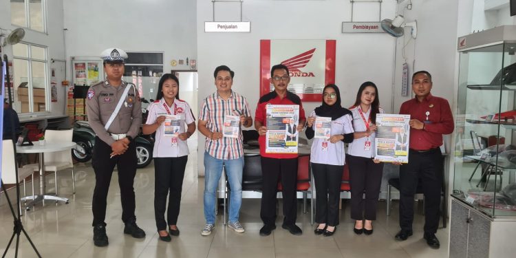 Satlantas Polres Blitar Bersama Bapendan , Jasa Raharja,  Laksanakan  Sosialisasi Pembebasan Pajak Daerah