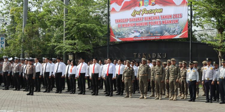 Polres Nganjuk Mantapkan Sinergi Lintas Instansi Guna Kesiapan Hadapi Bencana Alam