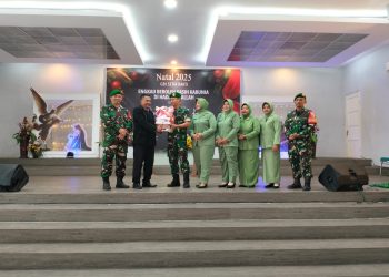 Perkokoh Toleransi Beragama , Koramil 02/Pesantren Kunjungi 10 Gereja dalam Rangkaian Kegiatan Ibadah Natal 2025
