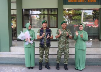 Kodim 0809/Kediri Gelar Acara Tradisi Lepas dan Sambut Dandim