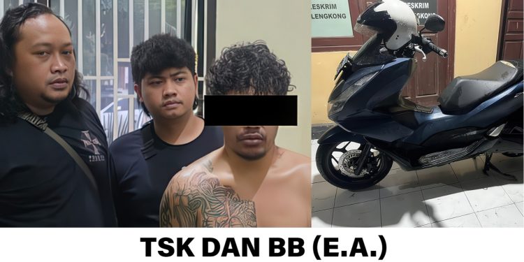 Kurang dari 24 Jam, Terduga Pelaku Curanmor di Gondang Diamankan Satreskrim Polres Nganjuk