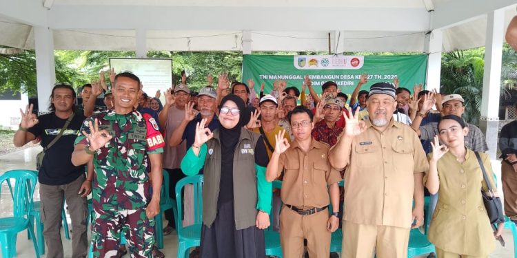 TMMD ke-127 Jadi Momentum Edukasi Sampah, Warga Gadungan Diajak Ubah Kebiasaan