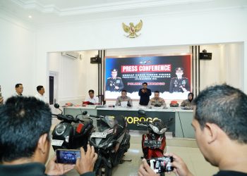Polres Ponorogo Amankan Pasutri Tersangka Curanmor