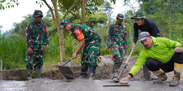 Dansatgas TMMD Ke 127 Pastikan Pembangunan Fisik Tepat Sasaran Di Gandusari