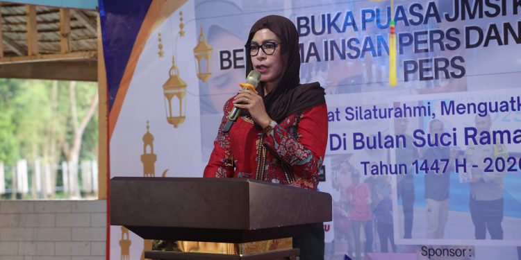 KABID HUMAS POLDA KEPRI HADIRI BUKA PUASA BERSAMA JMSI KEPRI, PERERAT SINERGI DENGAN INSAN PERS