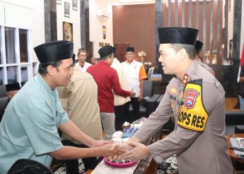 Silaturahmi Ramadan, Kapolres Nganjuk Ajak Ormas Jaga Kamtibmas