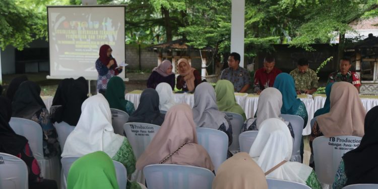 TMMD 127 Kediri Jadi Ruang Edukasi Pencegahan Kekerasan Perempuan dan TPPO