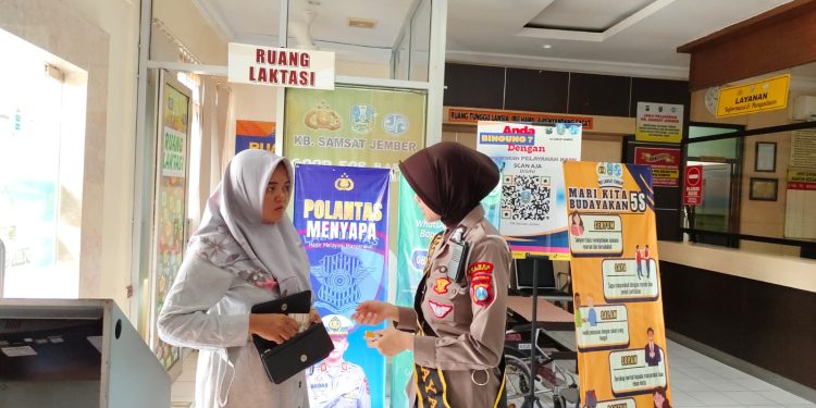 Program Polantas Menyapa Oleh Satlantas Polres Jember