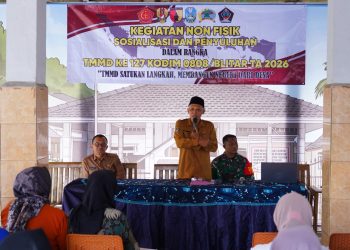 Atasi Stunting Di Desa Krisik, Satgas TMMD Ke 127 Kodim 0808/Blitar Gelar Pendampingan Dan Penyuluhan Kesehatan