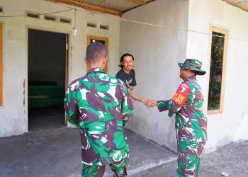 Menjelang Penutupan TMMD Ke 127, Dan SSK Satgas Lakukan Pengecekan RTLH Rumah Bu Muntiani