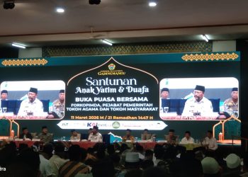 Buka Bersama Forkopimda di Ponpes Gadingmangu Serta Santuni Anak Yatim Dan Duafa