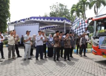 Pemkab Jombang melalui Dinas Perhubungan Berangkatkan Arus Balik Gratis 2026