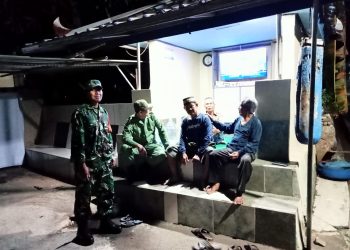 Koramil 01/Wonogiri Kota Intensifkan Patroli Malam Demi Ciptakan Lingkungan Aman dan Kondusif