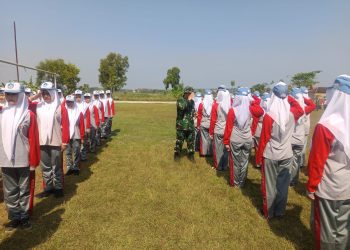 Koramil Klego Gembleng 300 Siswa SMK N 1 Klego, Tanamkan Disiplin dan Jiwa Nasionalisme