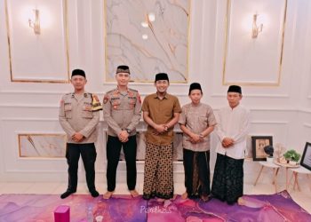 Jaga Kamtibmas Lewat Pendekatan Sosioreligi, Tiga Pilar Tarokan Kompak Hadiri Pengajian Rutin di Kaliboto