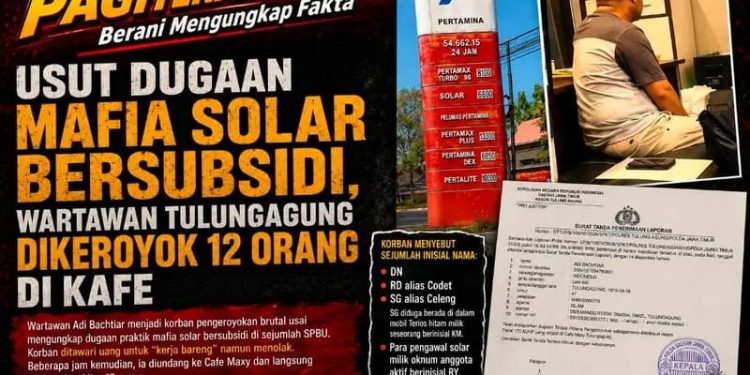 Tokoh Arus Bawah Pagar Nusa Tulungagung Mendesak Kapolres Tulungagung Segera Tangkap Dalang dan Pelaku Pengeroyokan Jurnalis Di Cafe Maxy.