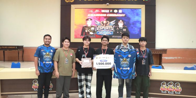 Turnamen Esport Mobile Legends Kapolres Jombang Cup Sukses Digelar, Juara Siap Wakili Jombang ke Tingkat Polda Jatim