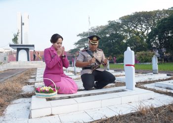 Kawal Hingga Fajar, Kabag Ops Polres Kediri Kota Pastikan Rombongan PSHT Melintas Kediri Kota Aman