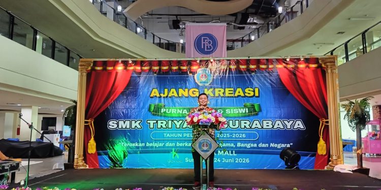 Semarak Penuh Haru, SMK Triyasa Surabaya Lepas 65 Purna Siswa di Kaza Mall: lebih dari 50% Lulusan Langsung Terserap Industri