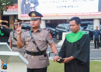 Kapolres Jombang Pimpin Sertijab Kasat Reskrim dan Sejumlah Kapolsek Jajaran