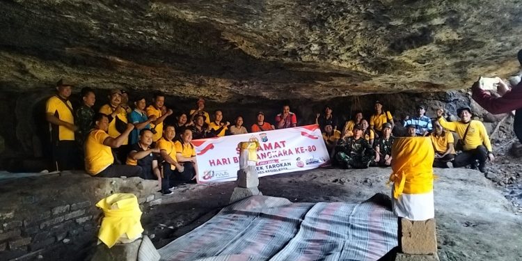 Semarak Hari Bhayangkara ke-80: Tiga Pilar Tarokan Telusuri Jejak Sejarah dan Religi Goa Ngrancang Kencono