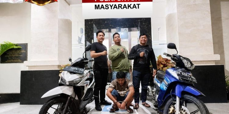Gerak Cepat Kurang dari 3 Jam, Unit Reskrim Polsek Kediri Berhasil Ungkap Kasus Curanmor Modus Kunci Palsu